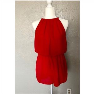 Red romper